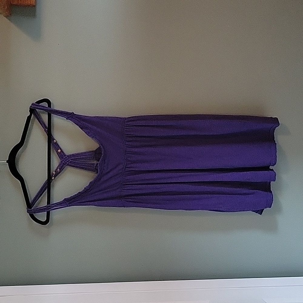 Y2K mini dress with strappy detail